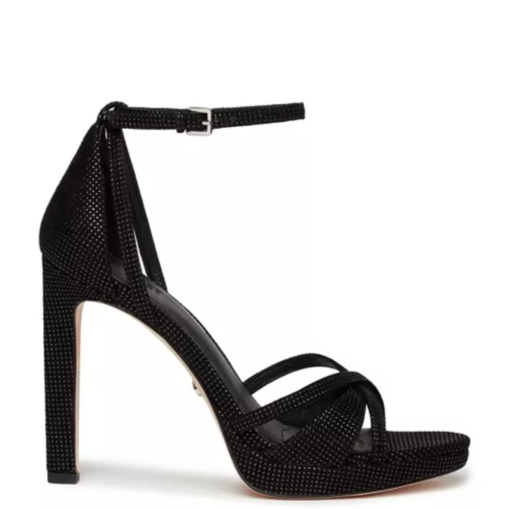 PAIGE - Violet Studded Strappy High Heel Sandals- Size 8.5
